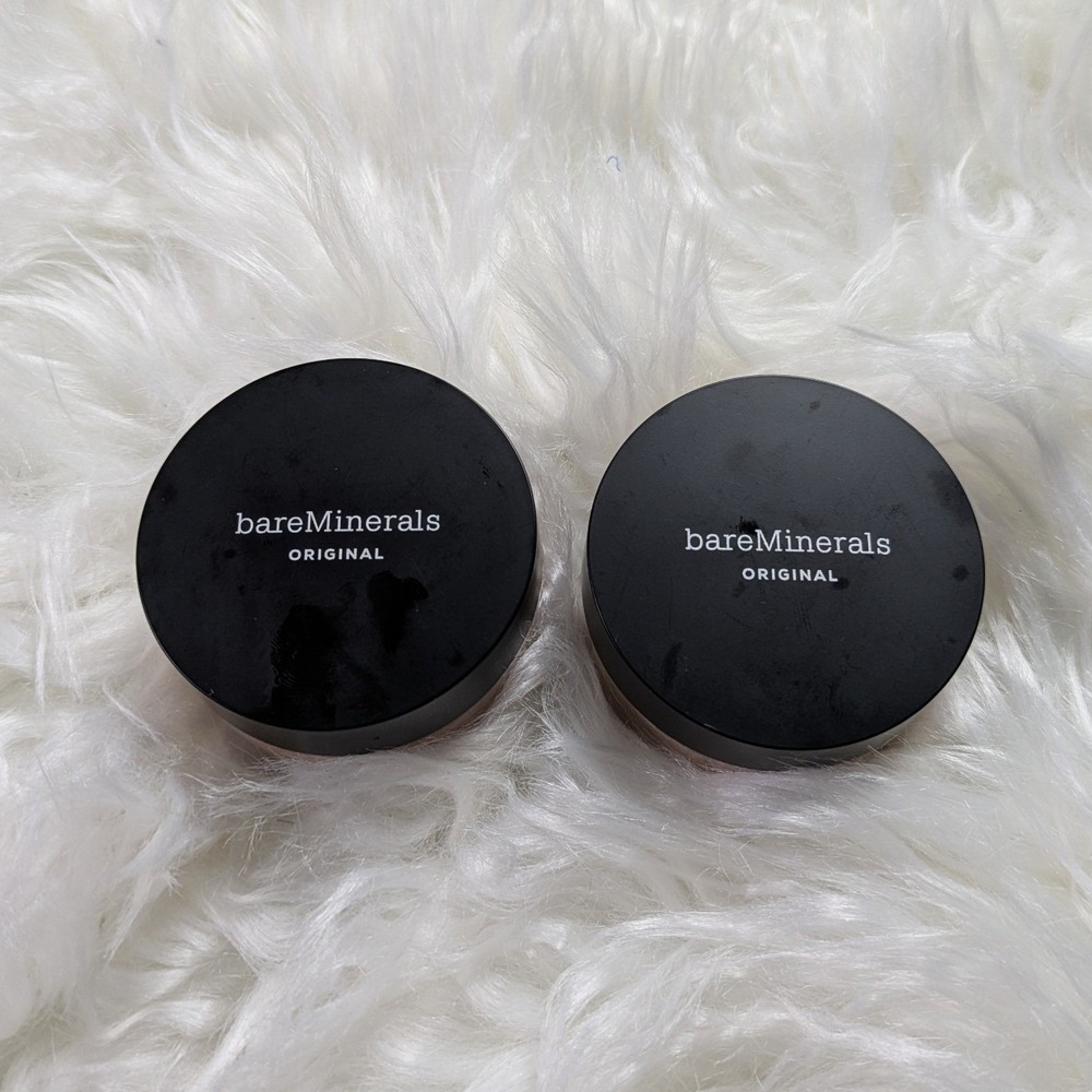 New Set of 2 BareMinerals Original Foundation‎ Medium Tan 18 Loose Powder SPF 15